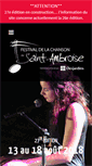 Mobile Screenshot of chansonsaintambroise.com